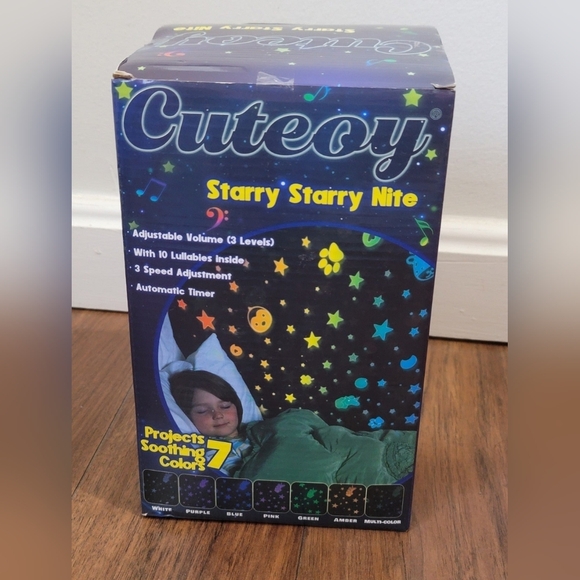 Magical Rainbow unicorn night light plush - Picture 3 of 12